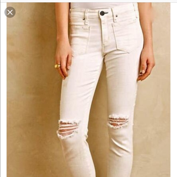 ivory cream jeans